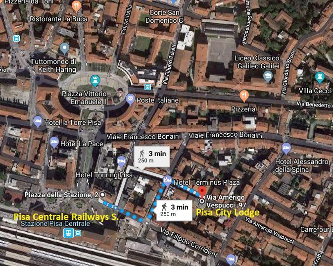 Pisa City Lodge Экстерьер фото